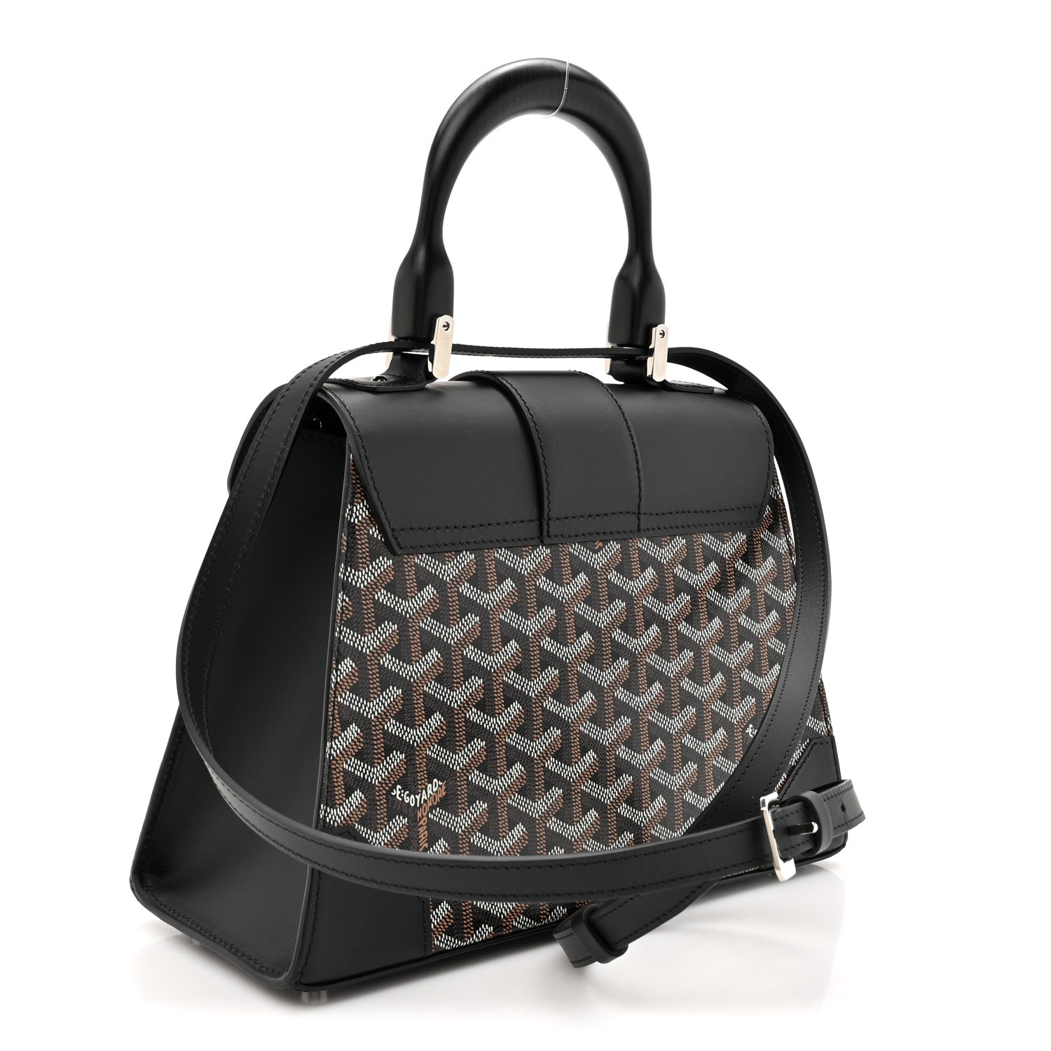 Goyard Goyardine Lettres Camouflage Saigon PM  Black Green Multicolor 3 of 12