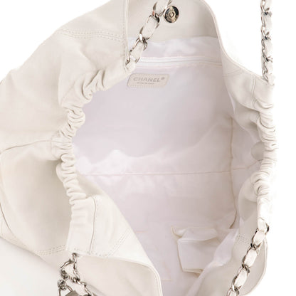 Chanel Calfskin Baby Coco Cabas White 5 of 7