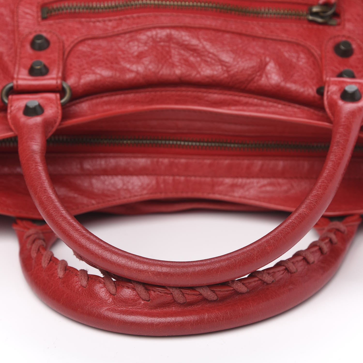 Balenciaga Agneau Classic Hardware City Rouge Cardinal 10 of 12