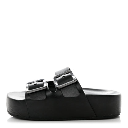 Balenciaga Smooth Nappa Mallorca Platform 50mm Slide Sandals 36 Black 1 of 9