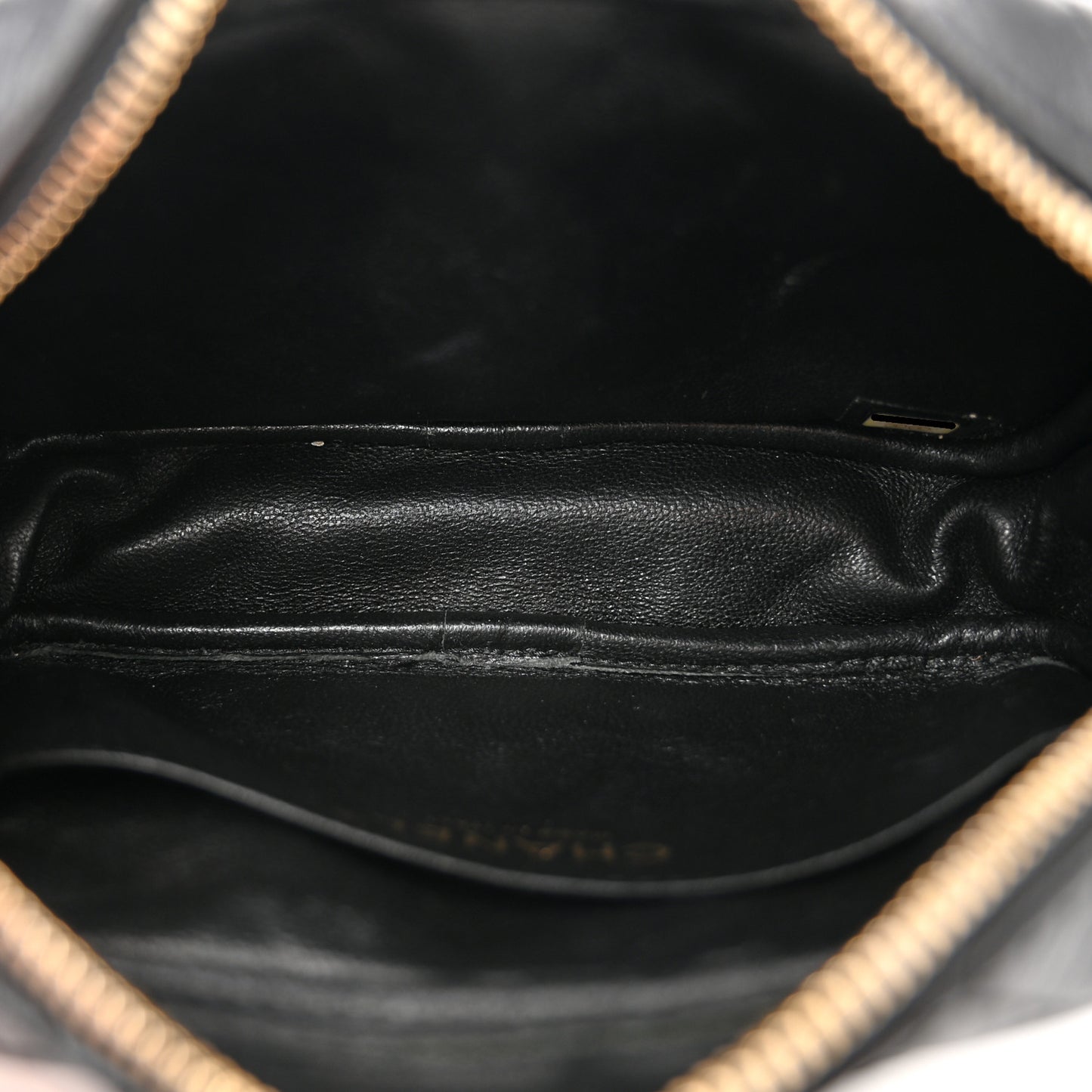 Aged Calfskin Quilted Mini Reissue Camera Case Black