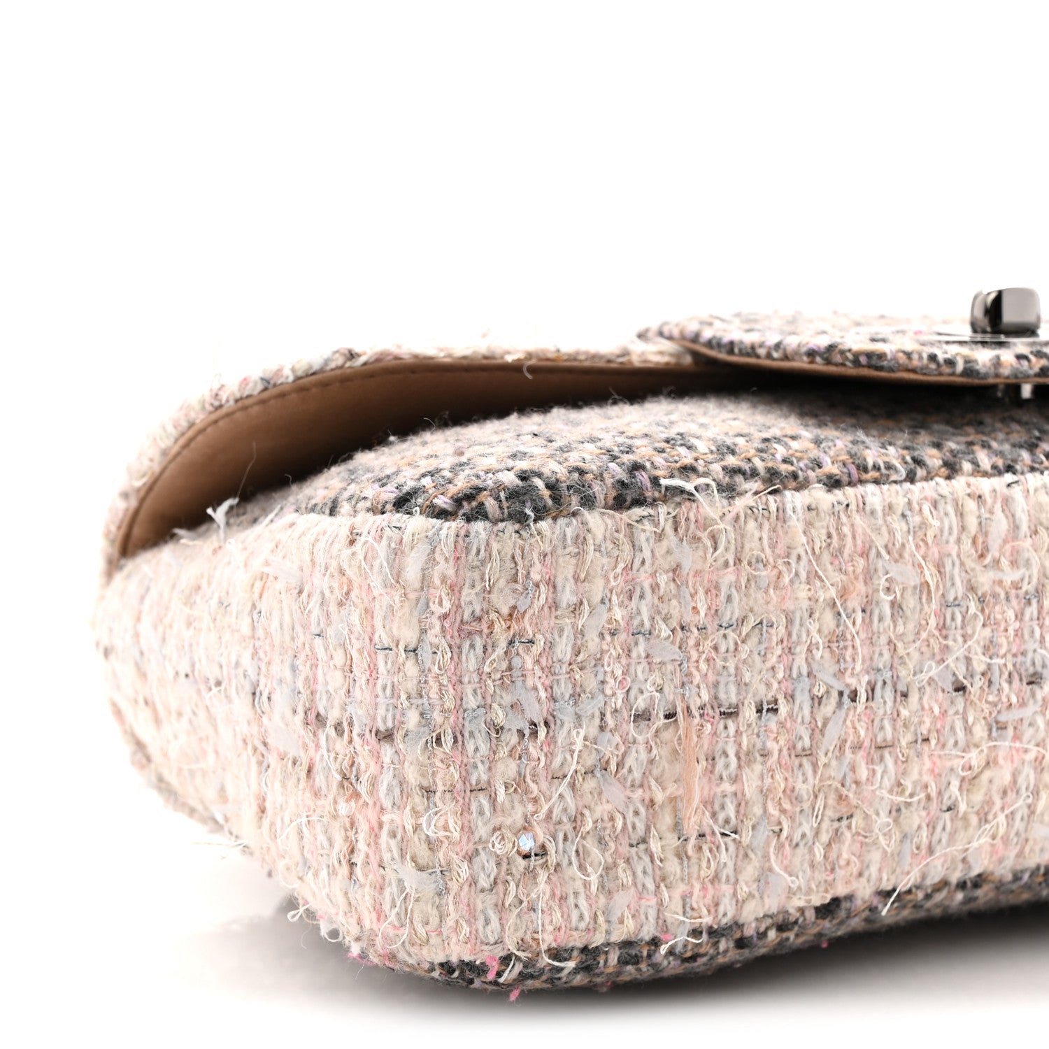 Chanel Tweed Medium Fantasy Flap Grey Grey 9 of 10