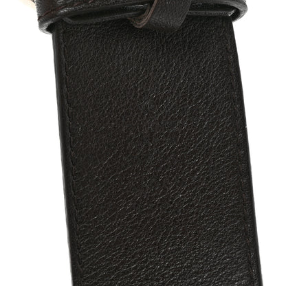 Gucci Moon Calfskin Nickel Double G 40mm Belt 85 34 Dark Cocoa 5 of 8