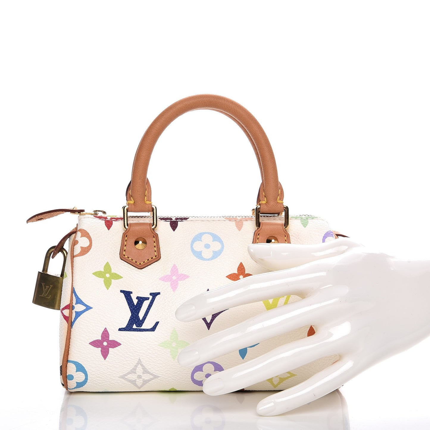 Monogram Multicolor Mini Sac HL Speedy White