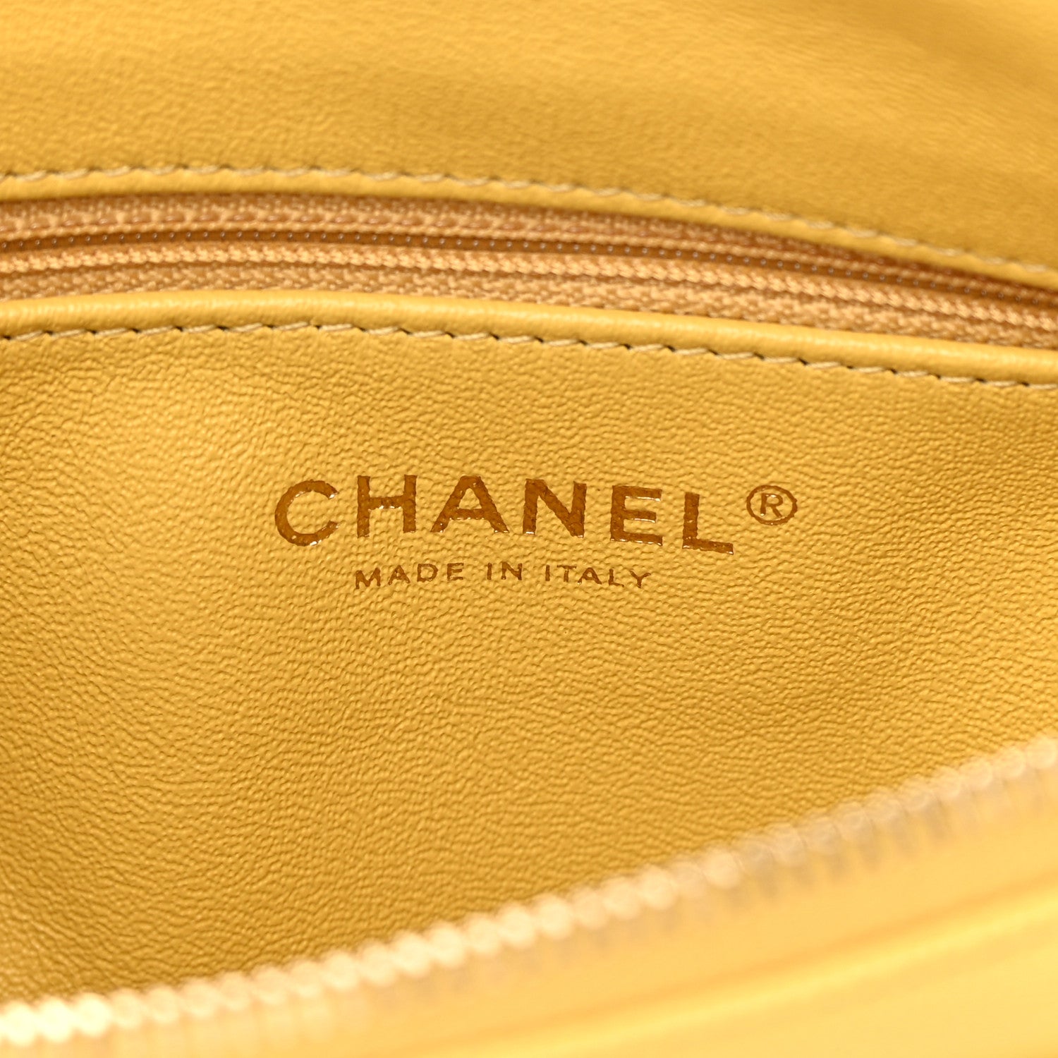 Chanel Caviar Quilted Filigree Waist Bag Yellow 6 of 15