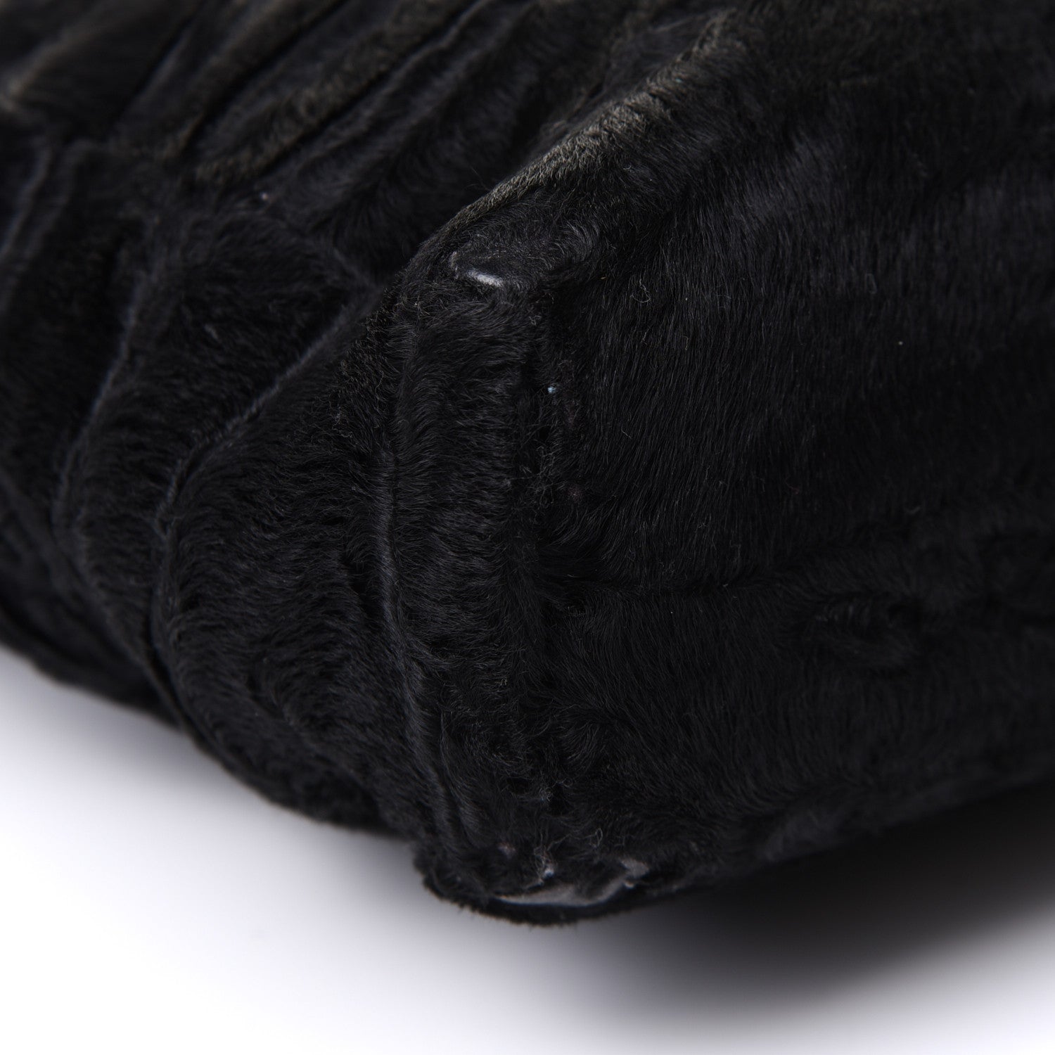 Chanel Persian Lamb Fur Tote Black 7 of 10