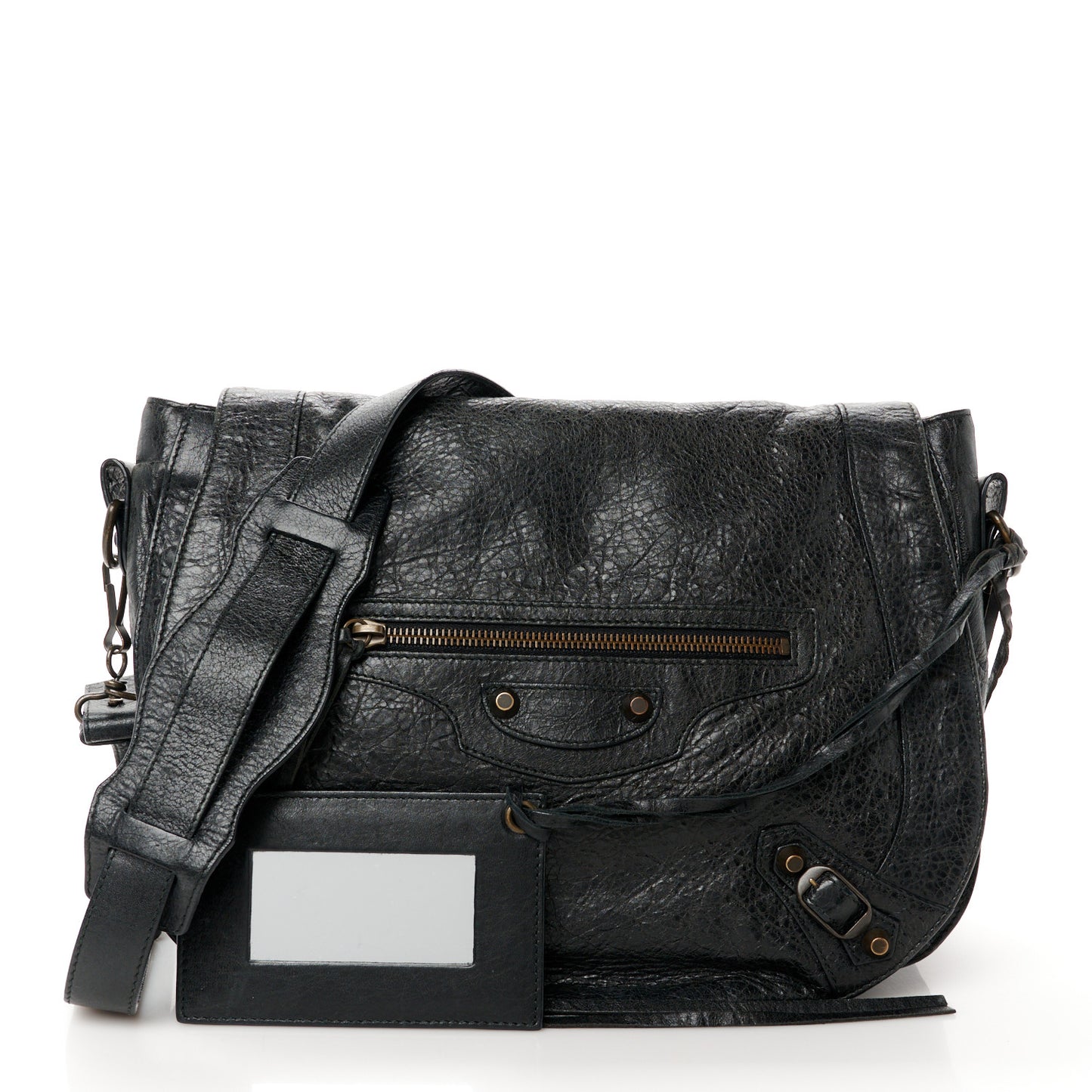 Agneau Classic Hardware Neo Folk Messenger Black