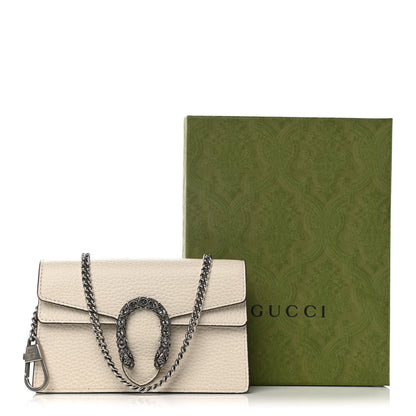 Gucci Dollar Calfskin Crystal Super Mini Dionysus Shoulder Bag Mystic White Black Diamond 12 of 12
