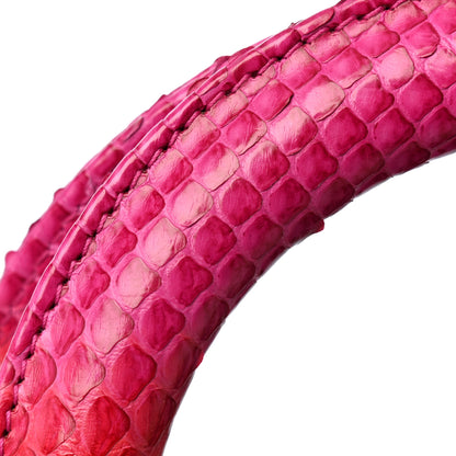 Christian Dior Snakeskin Medium Lady Dior Pink Orange 12 of 12