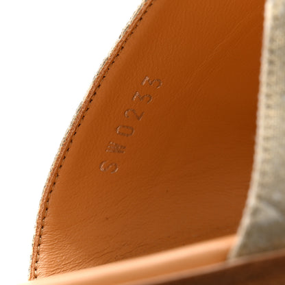 Louis Vuitton Monoglam Lock It Flat Mule 40 Gold 9 of 9