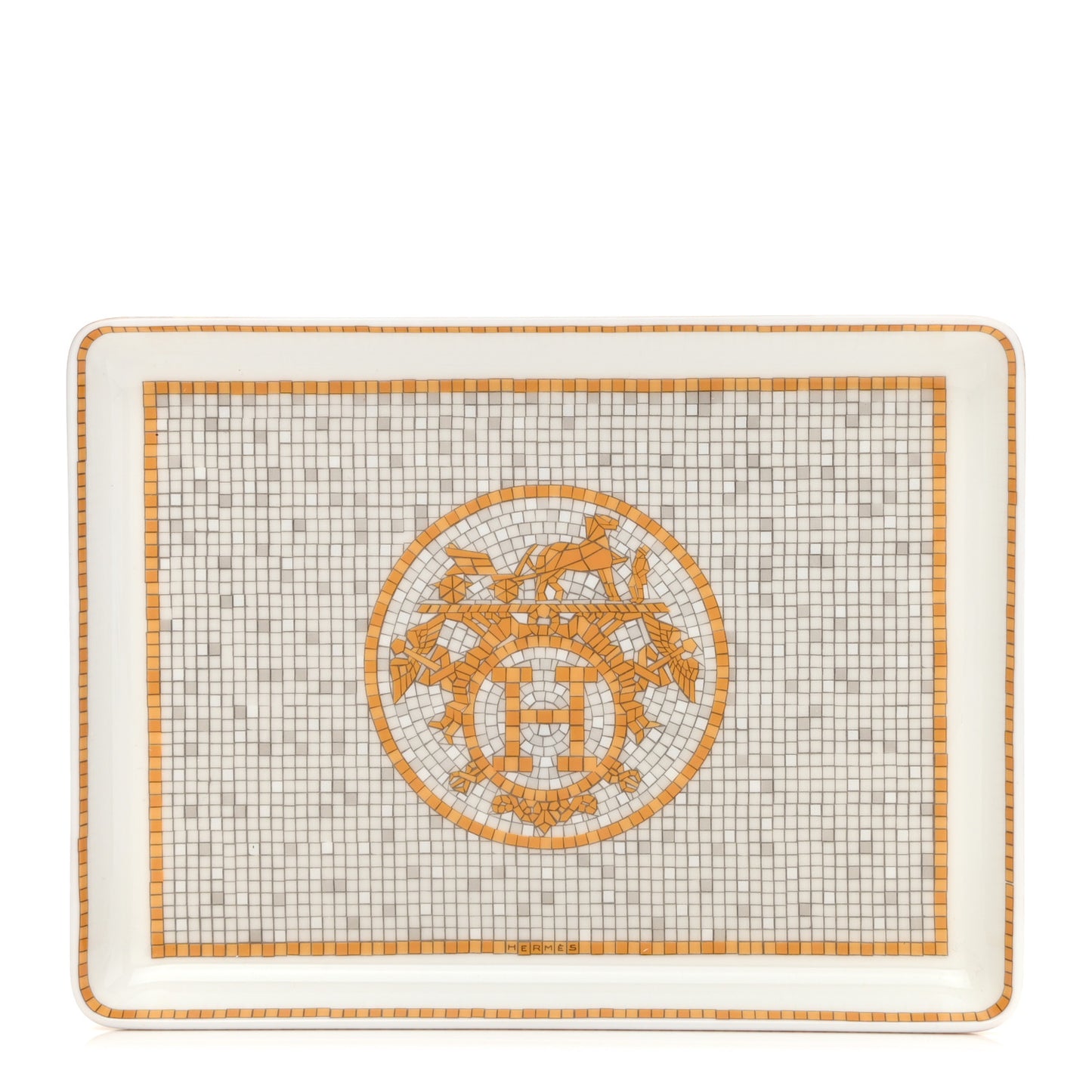 Porcelain Mosaique au 24 Gold Sushi Plate