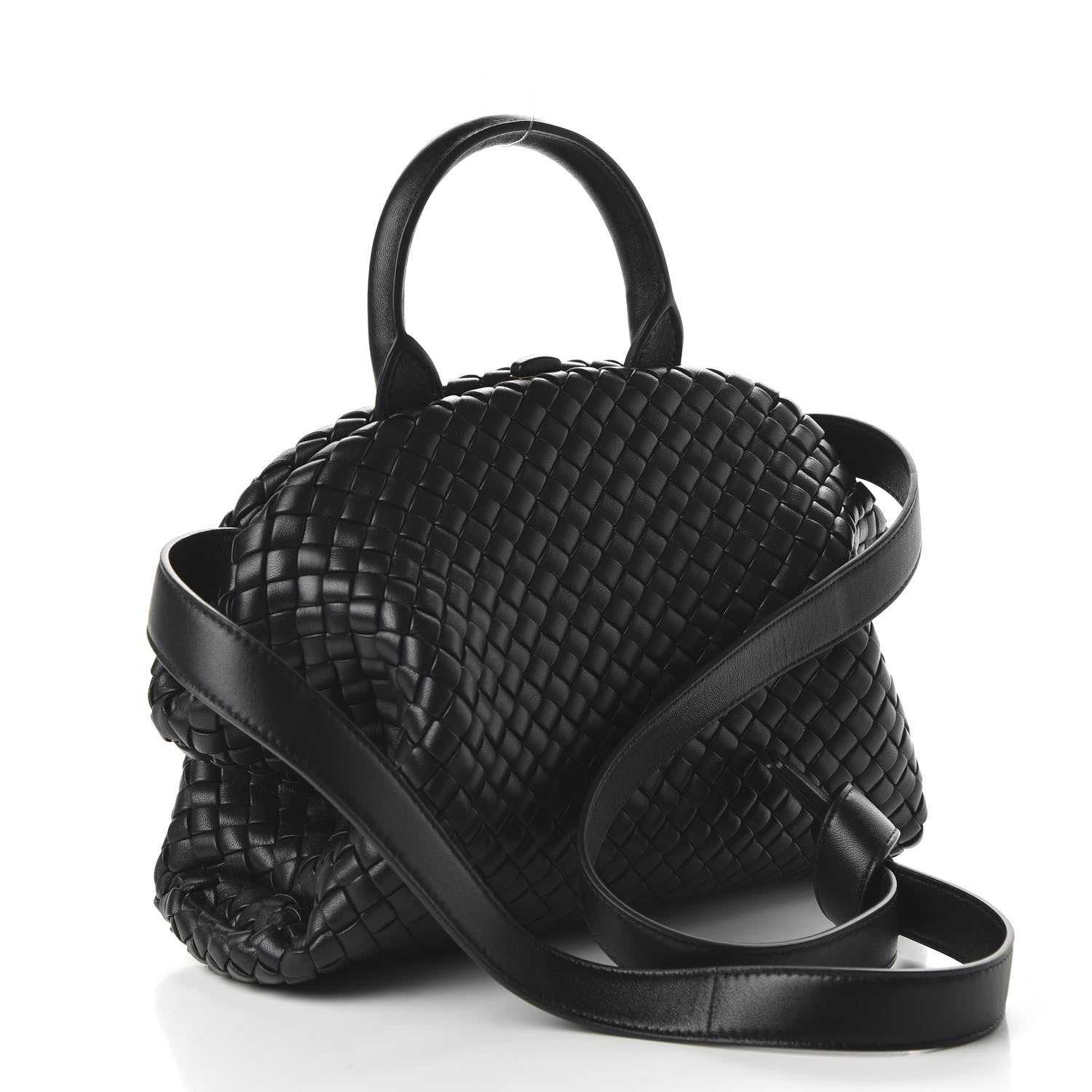 Bottega Veneta Nappa Intrecciato Small Padded The Handle Black 3 of 9