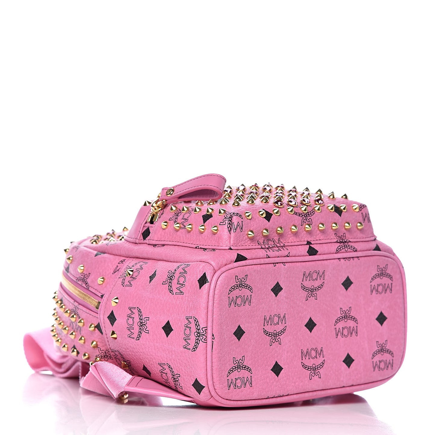 Visetos Swarovski Mini Stark Diamond Backpack Pink
