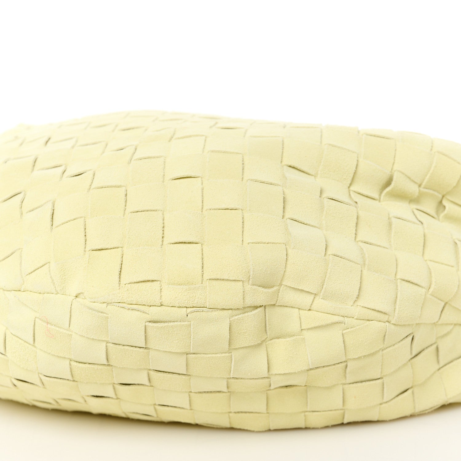 Bottega Veneta Suede Calfskin Intrecciato Teen Jodie Hobo Lemon Wash 11 of 12