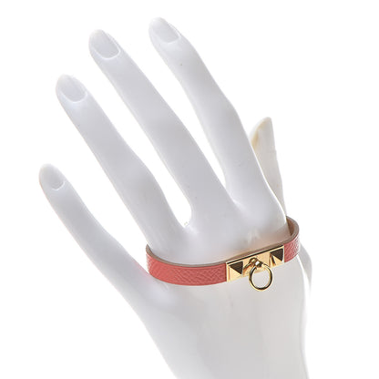 Hermes Epsom Micro Rivale Bracelet XS Rose Jaipur 2 of 7