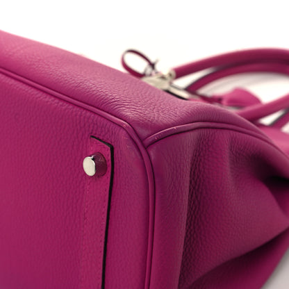 Hermes Togo Birkin 30 Rose Pourpre 10 of 13