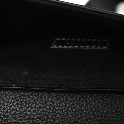 Christian Dior X KAWS Grained Calfskin Saddle Pouch Black 11 of 11