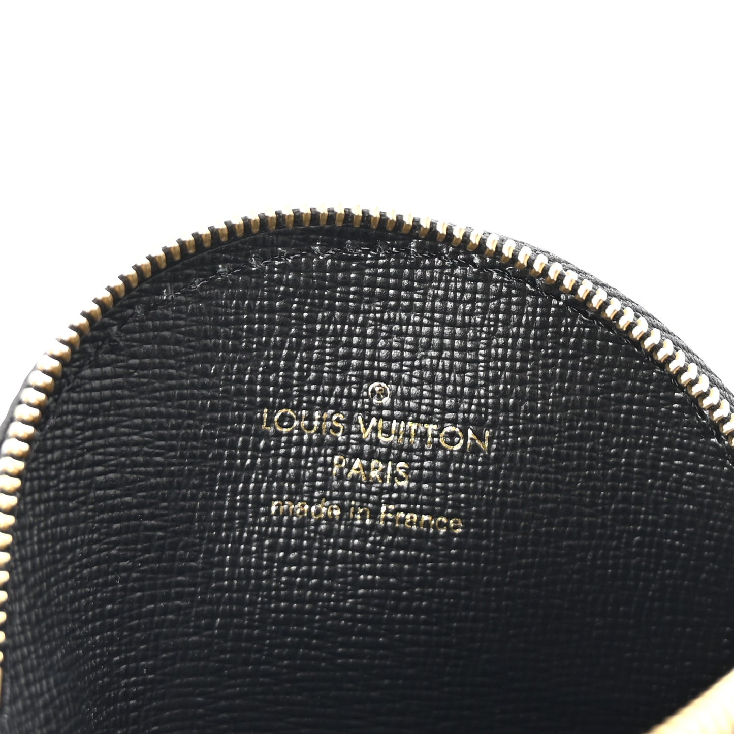 Monogram Giant Crafty Round Coin Purse Creme Rouge