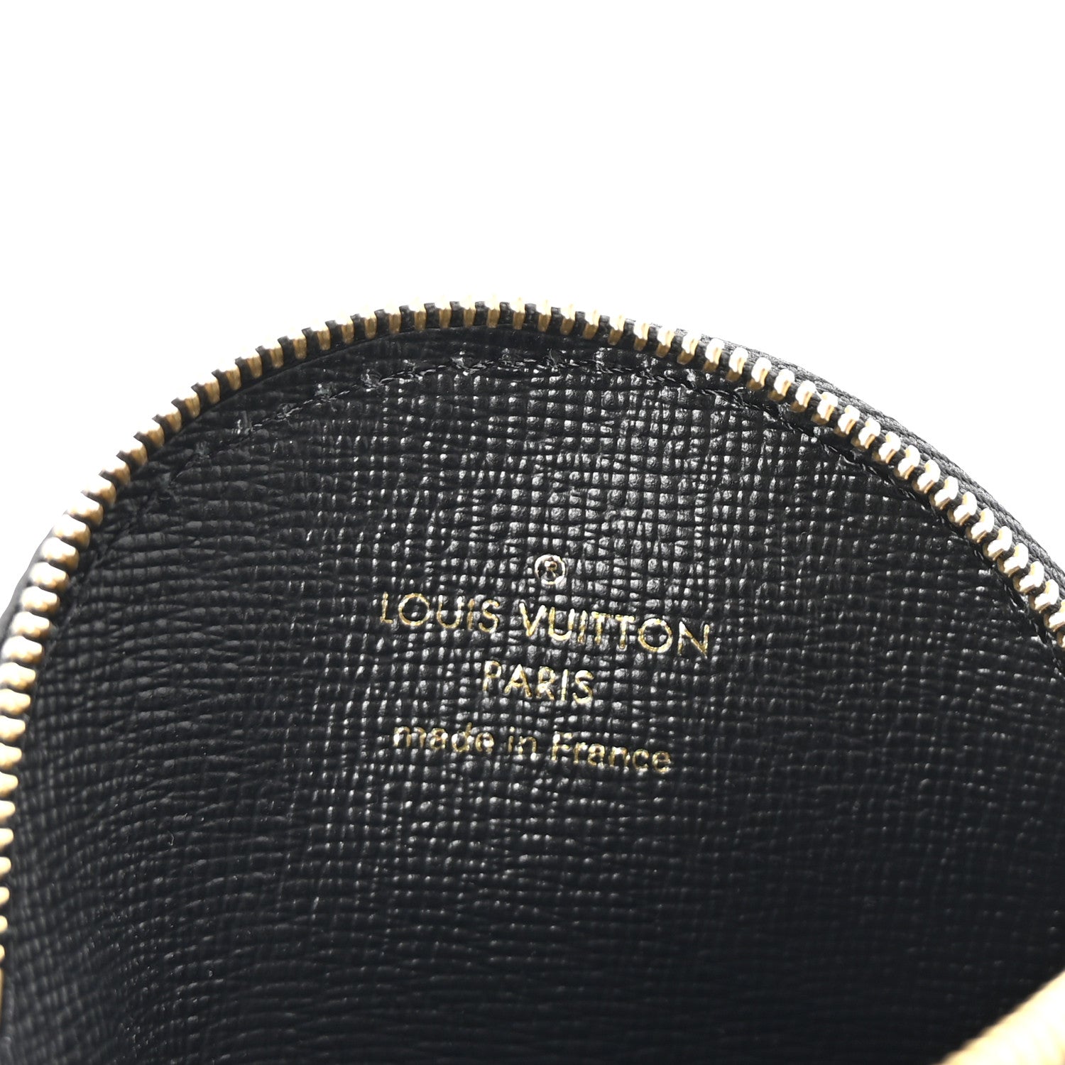 Louis Vuitton Monogram Giant Crafty Round Coin Purse Creme Rouge 6 of 7