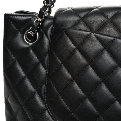 Chanel Calfskin Quilted Flap Tote Black 11 of 11