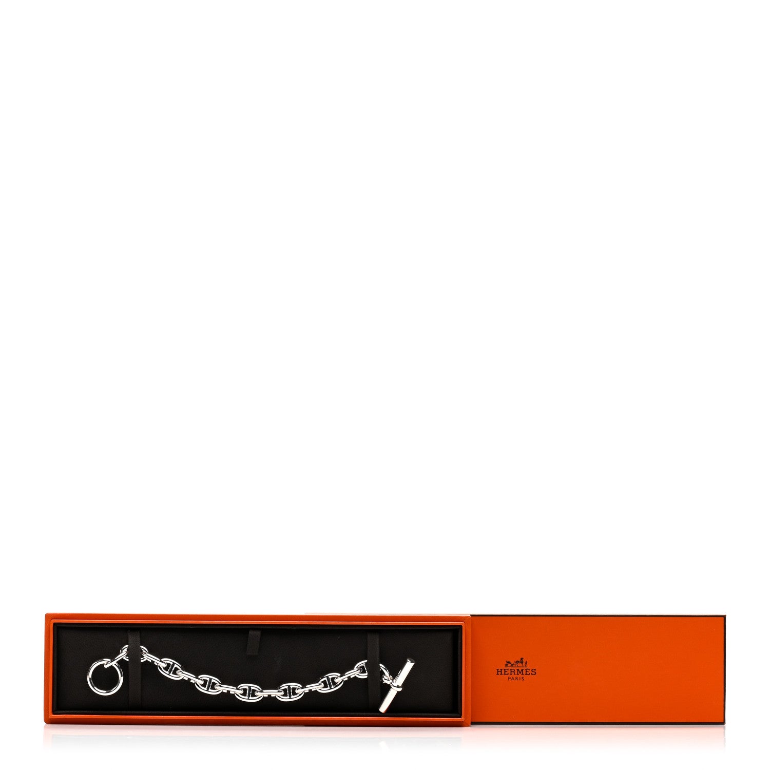 Hermes Sterling Silver MM Chaine d'Ancre Bracelet 4 of 4