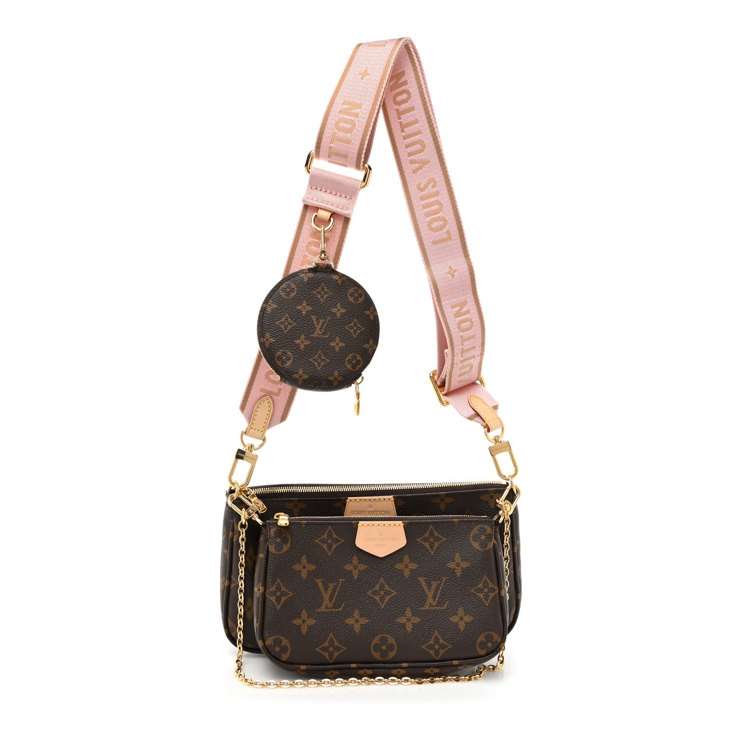 Louis Vuitton Monogram Multi Pochette Accessories Rose Clair 1 of 12