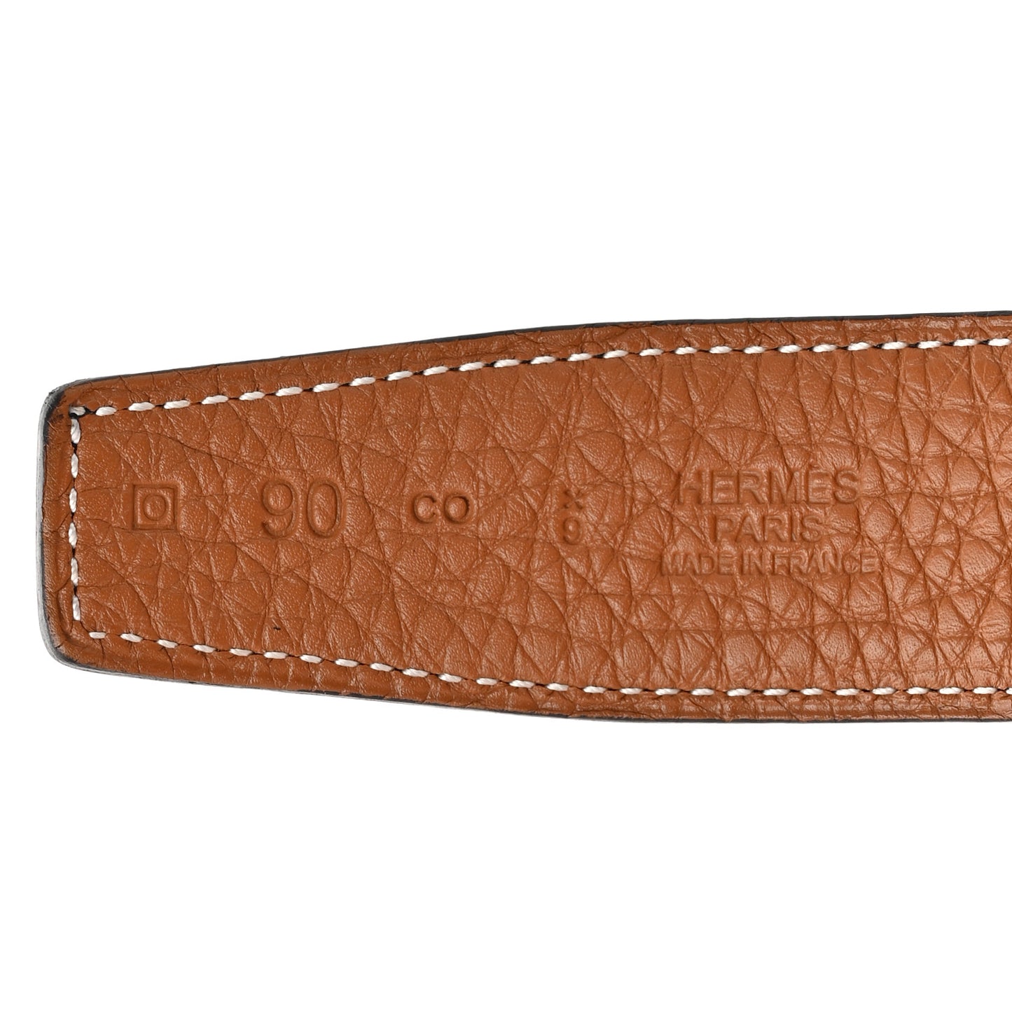 Box 135 Togo 38mm H Belt 90 36 Black Gold