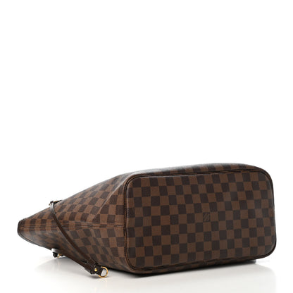 Louis Vuitton Damier Ebene Neo Neverfull MM Rose Ballerine 3 of 4