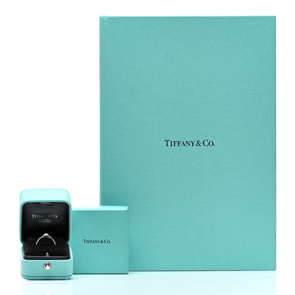 Tiffany Platinum Diamond .21ct Harmony Solitaire Engagement Ring 48 4.5 5 of 5