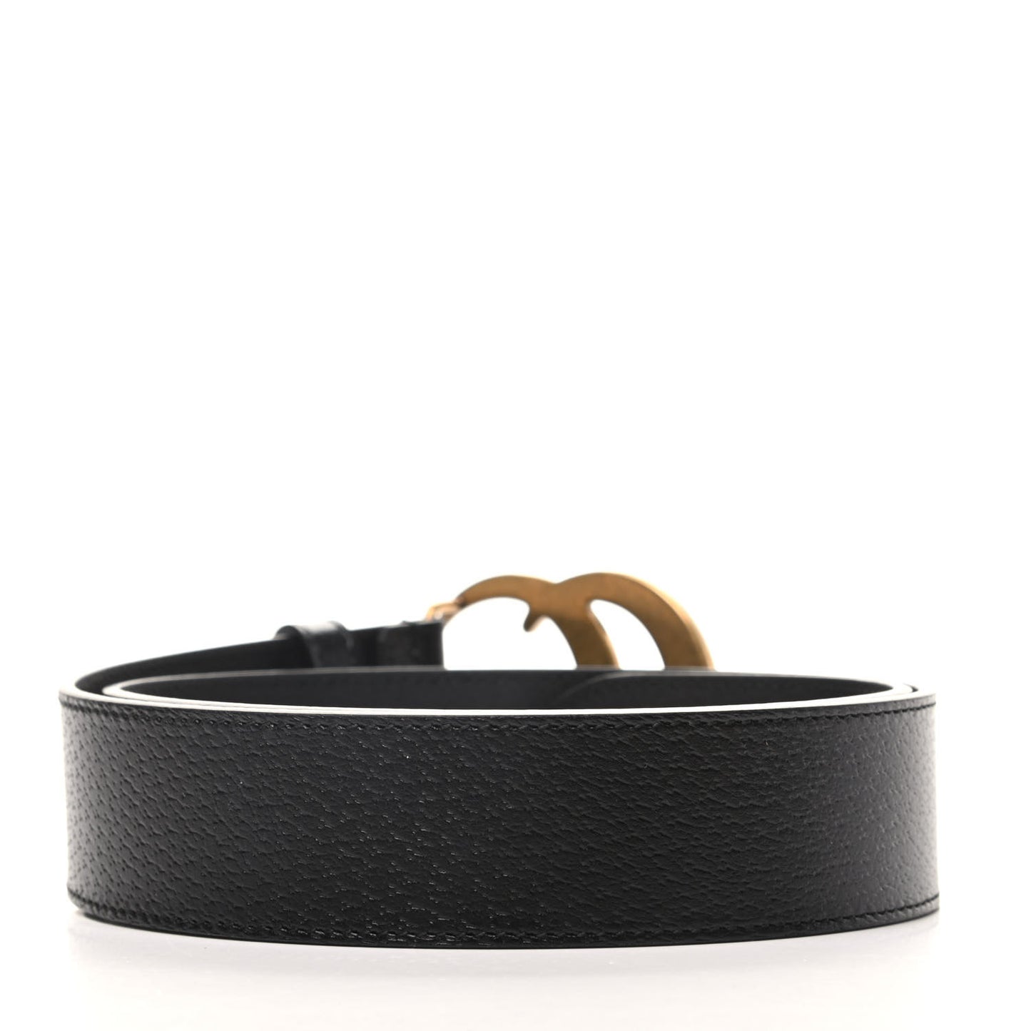 Textured Calfskin Double G 40mm Belt 80 32 Black