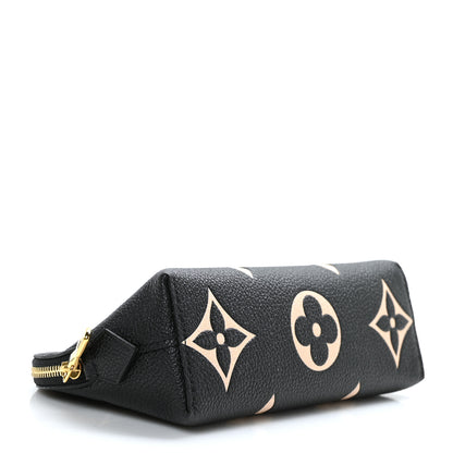 Louis Vuitton Empreinte Monogram Giant Cosmetic Pouch Black Beige 4 of 8