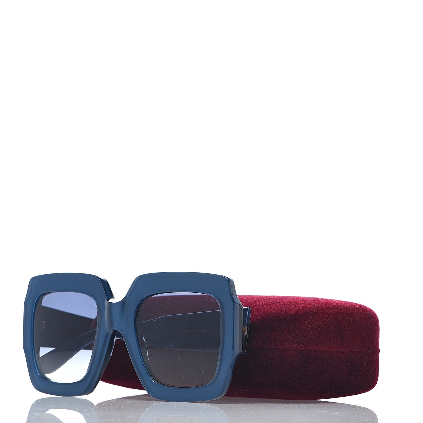 Square Web Frame GG0178S Sunglasses Navy