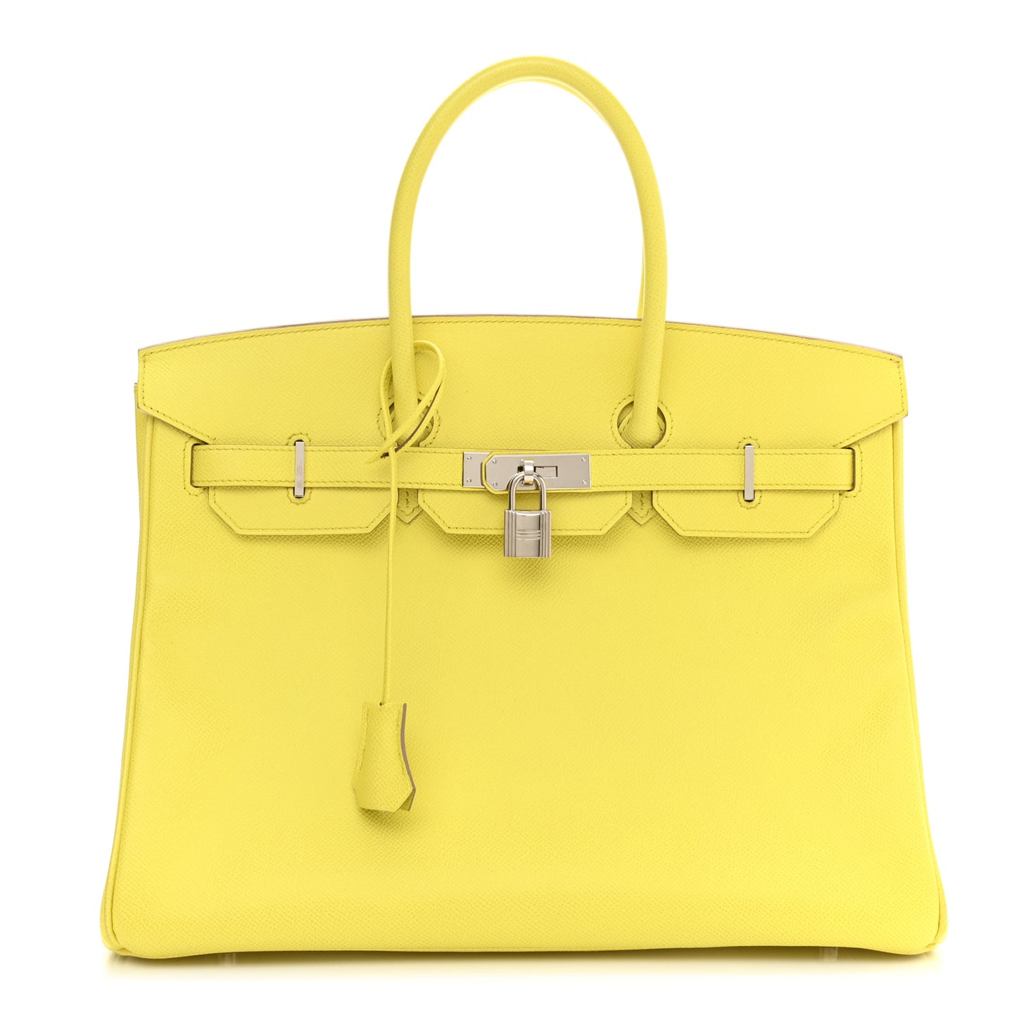Epsom Birkin 35 Lime