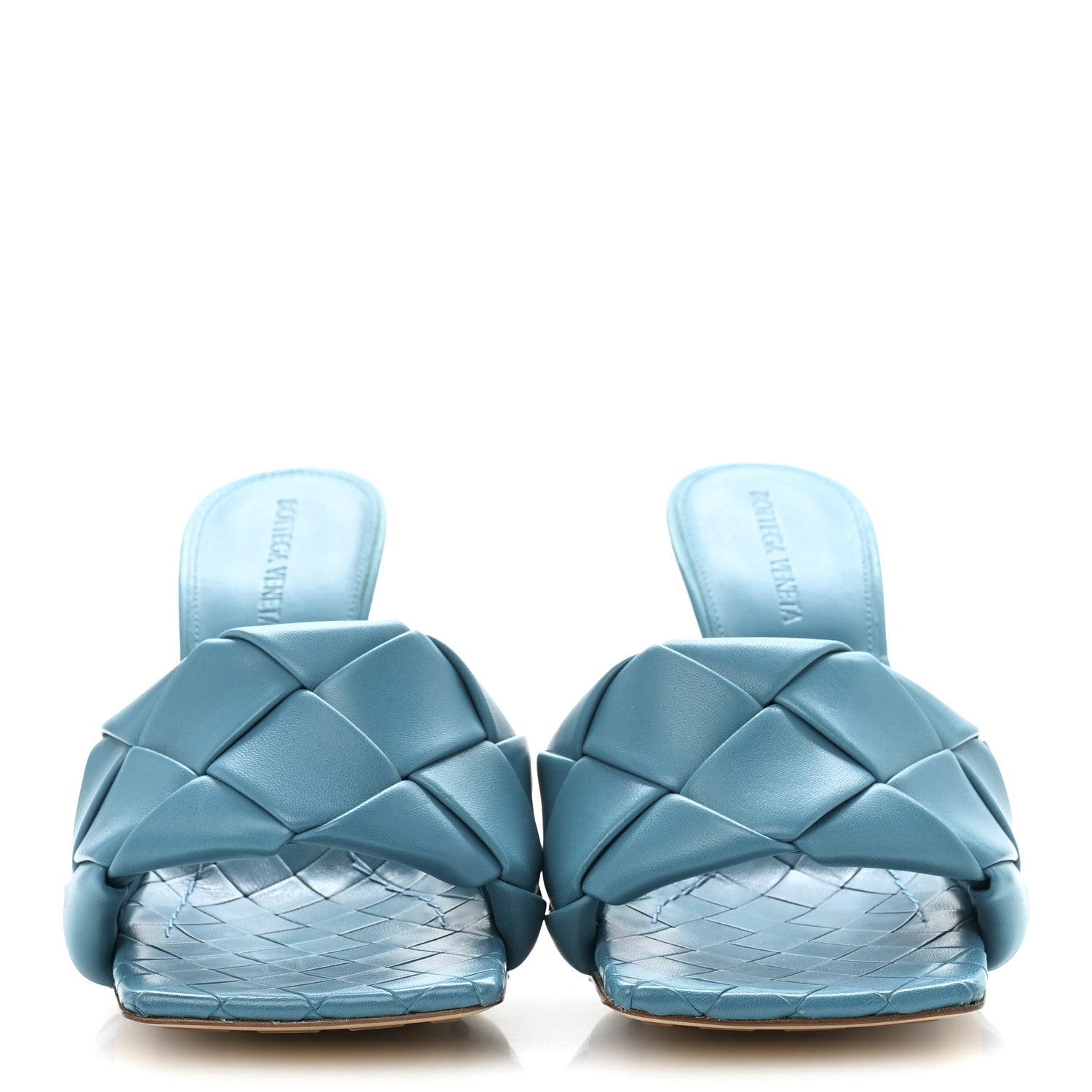 Bottega Veneta Nappa Maxi Intrecciato Lido 90mm Mule Sandals 39.5 Blaster 3 of 10