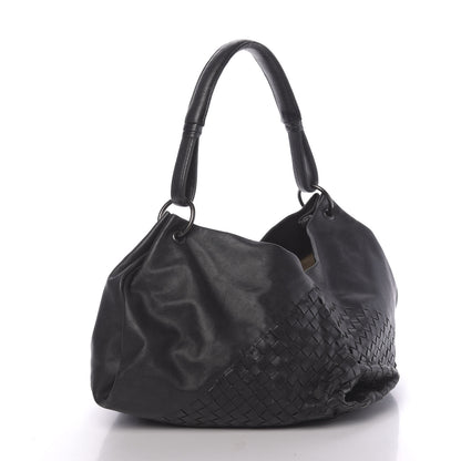 Bottega Veneta Nappa Intrecciato Aquilone Fortune Cookie Hobo Black 3 of 14