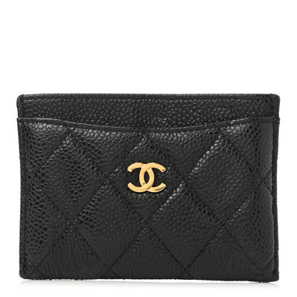 Chanel Caviar Quilted Card Holder Black 1 of 10