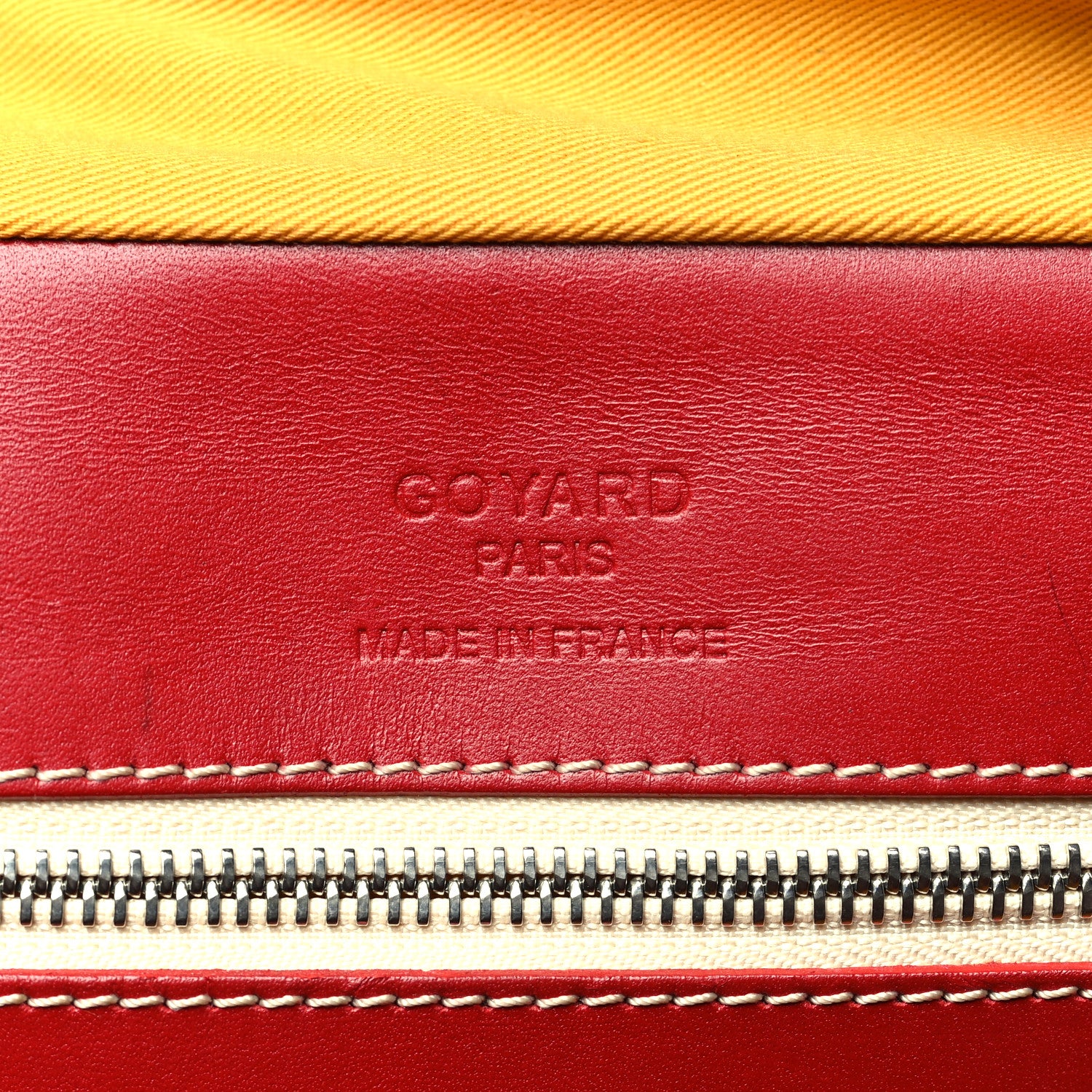 Goyard Goyardine Ambassade MM Briefcase Red 5 of 12
