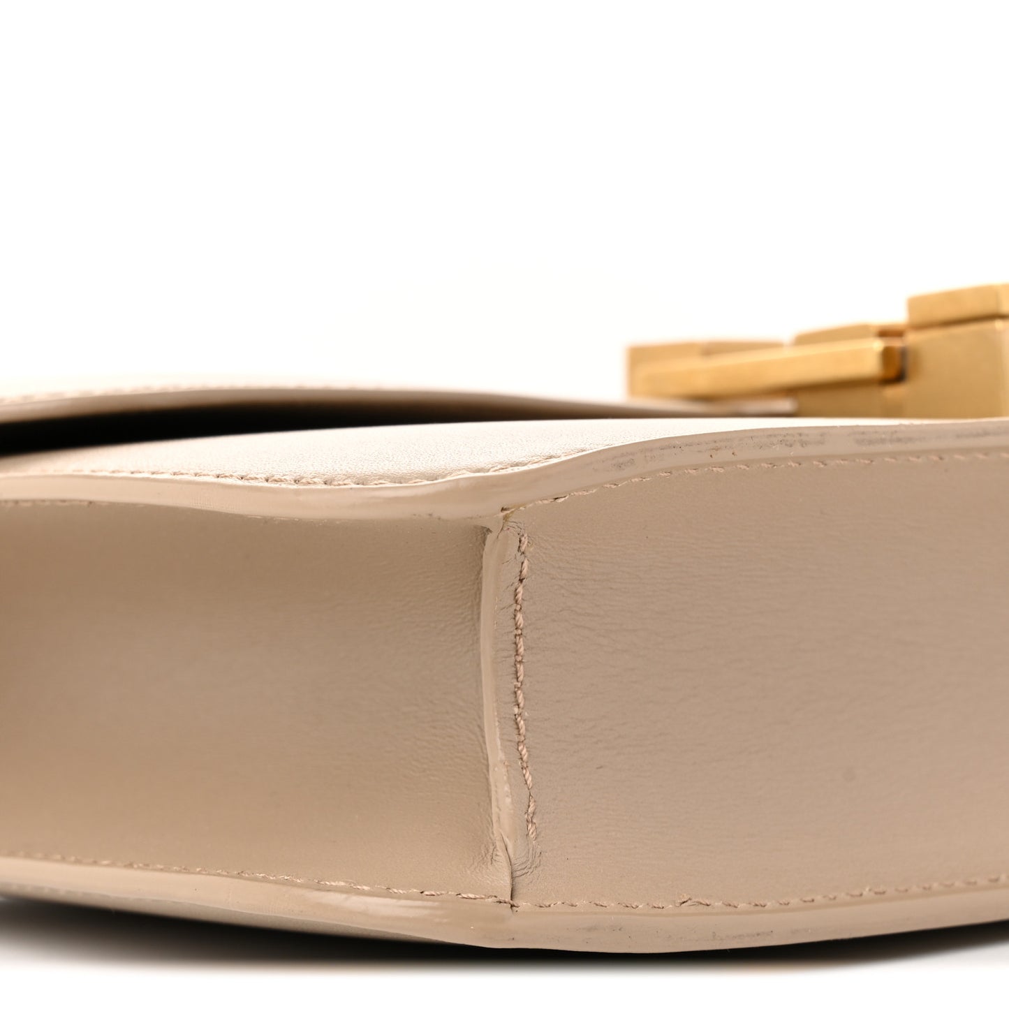 Smooth Calfskin Le Carre Satchel Dark Beige