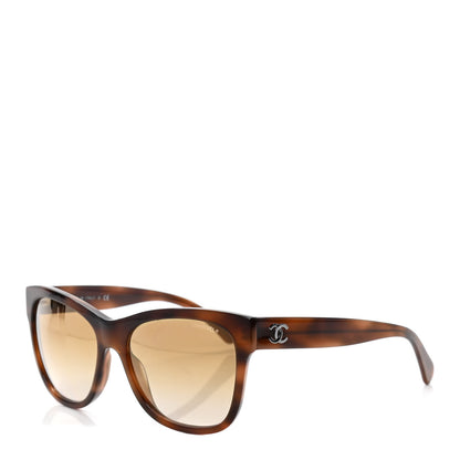Chanel Acetate Mirrored Runway Square Sunglasses 5380 Dark Tortoise 1 of 5