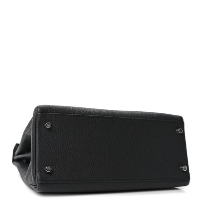 Hermes Togo Kelly Retourne 28 Black 7 of 17