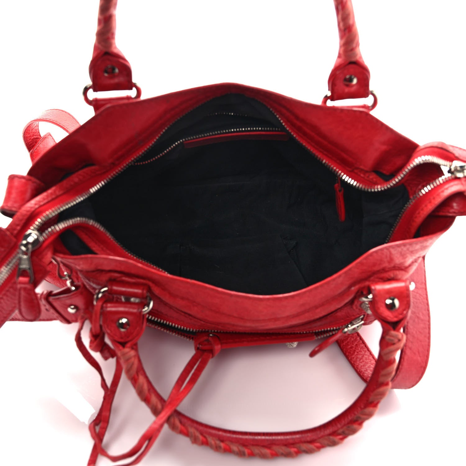 Balenciaga Agneau Giant 12 Silver Hardware Town Rouge Coquelicot 5 of 14