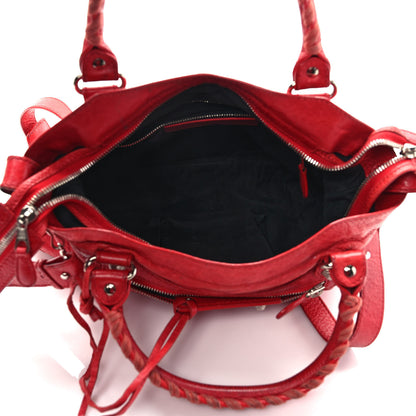 Balenciaga Agneau Giant 12 Silver Hardware Town Rouge Coquelicot 5 of 14