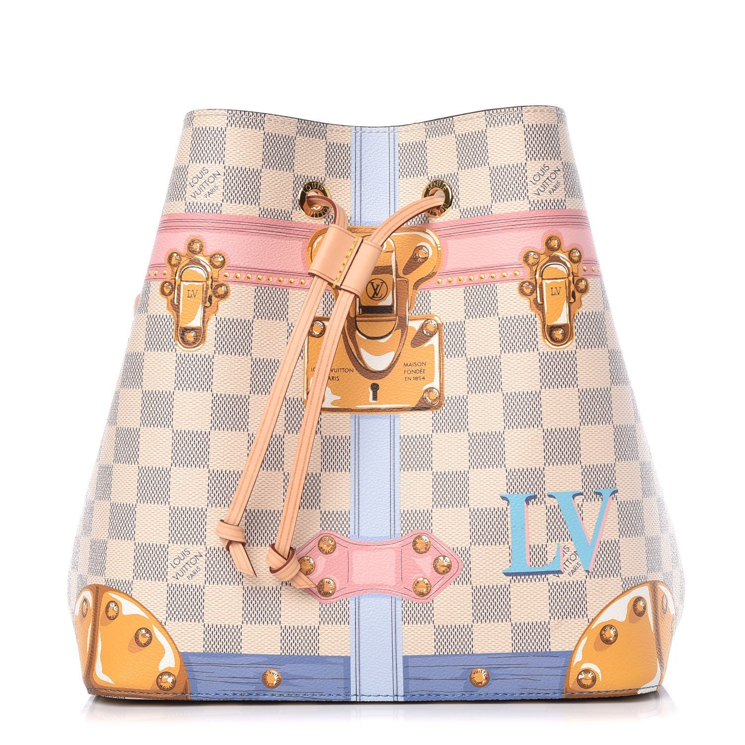 Louis Vuitton Damier Azur Summer Trunks Neonoe 1 of 9