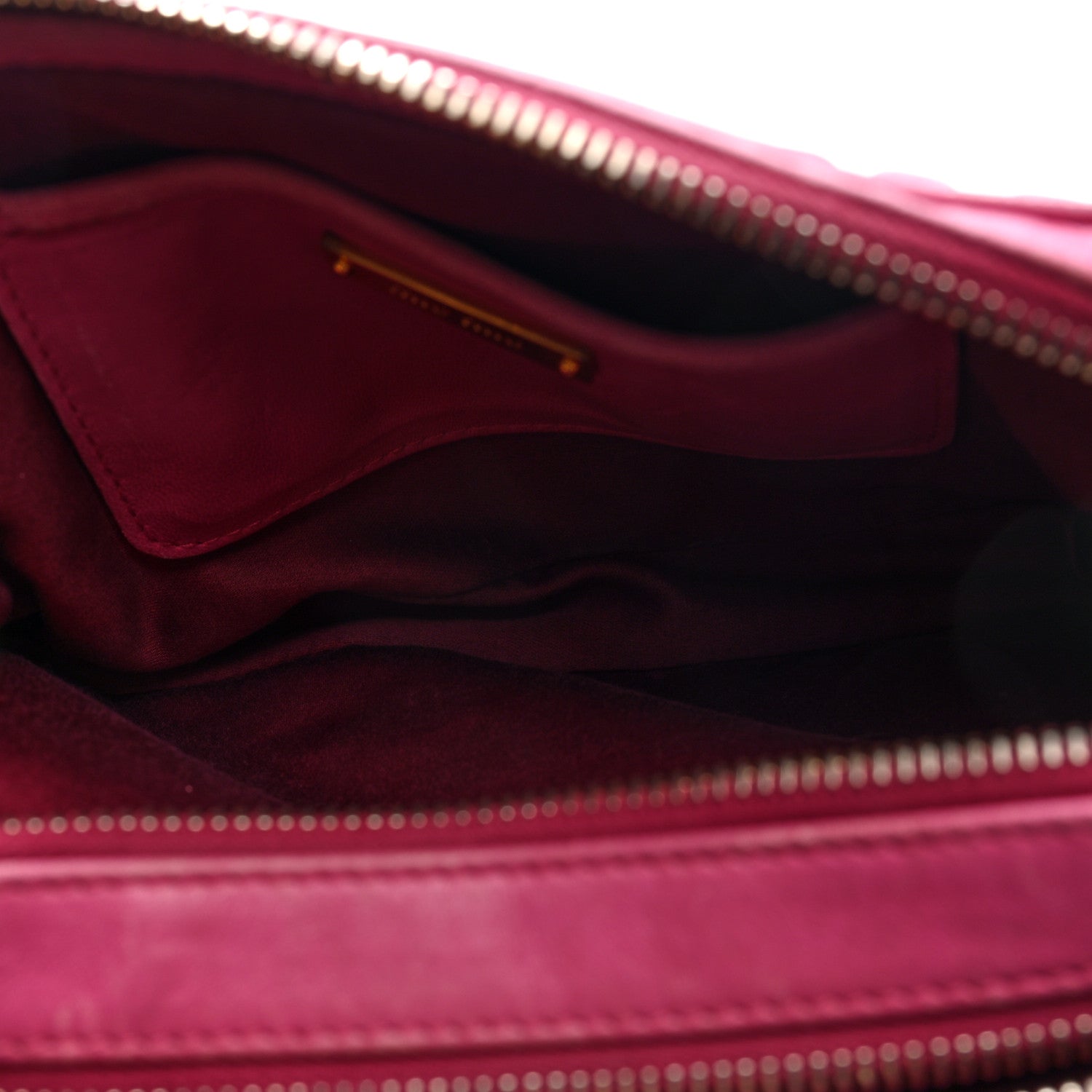 Miu Miu Vitello Lux Matelasse Double Zip Shoulder Bag Peonia 5 of 10