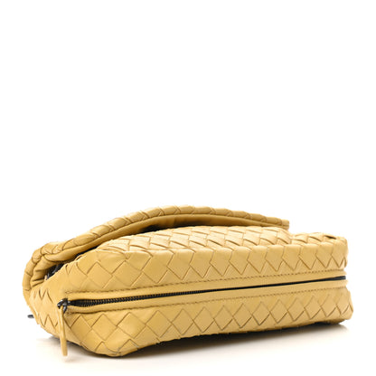 Bottega Veneta Nappa Intrecciato Mini Chain Messenger Moutarde 3 of 11