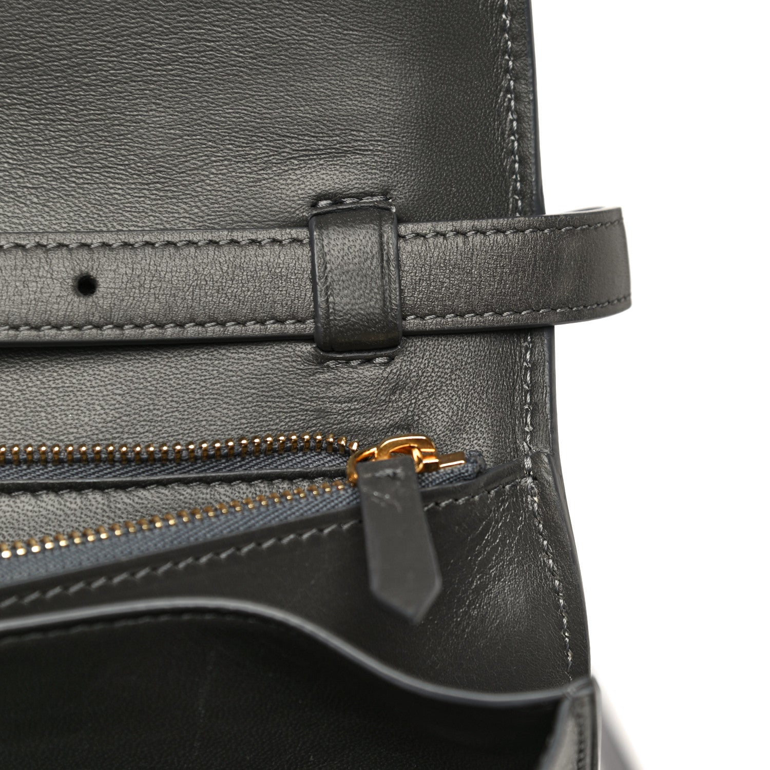 Celine Box Calfskin Medium Classic Box Flap Bag Grey 24 of 36