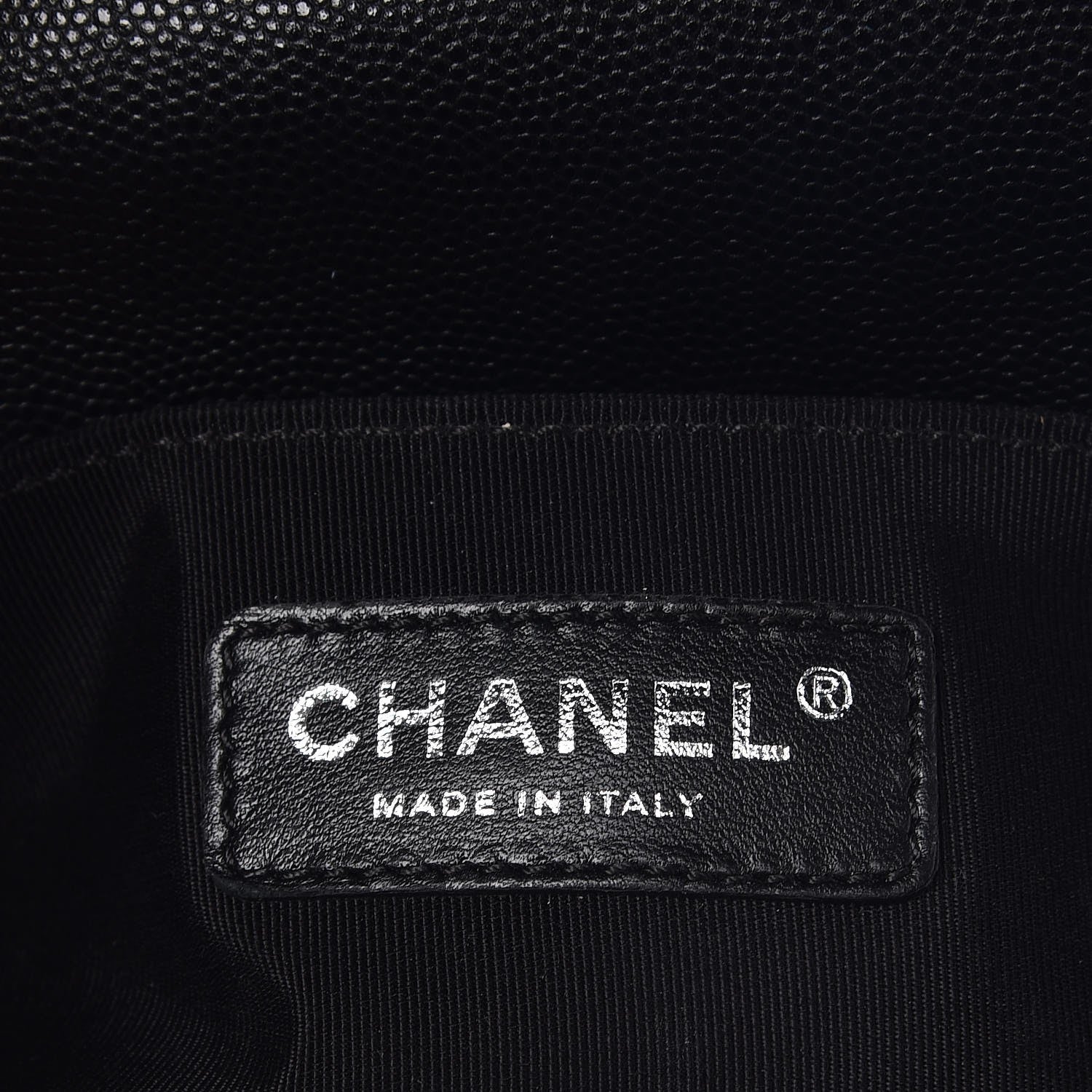 Chanel Caviar Chevron Quilted Small Boy Flap Black 7 of 9