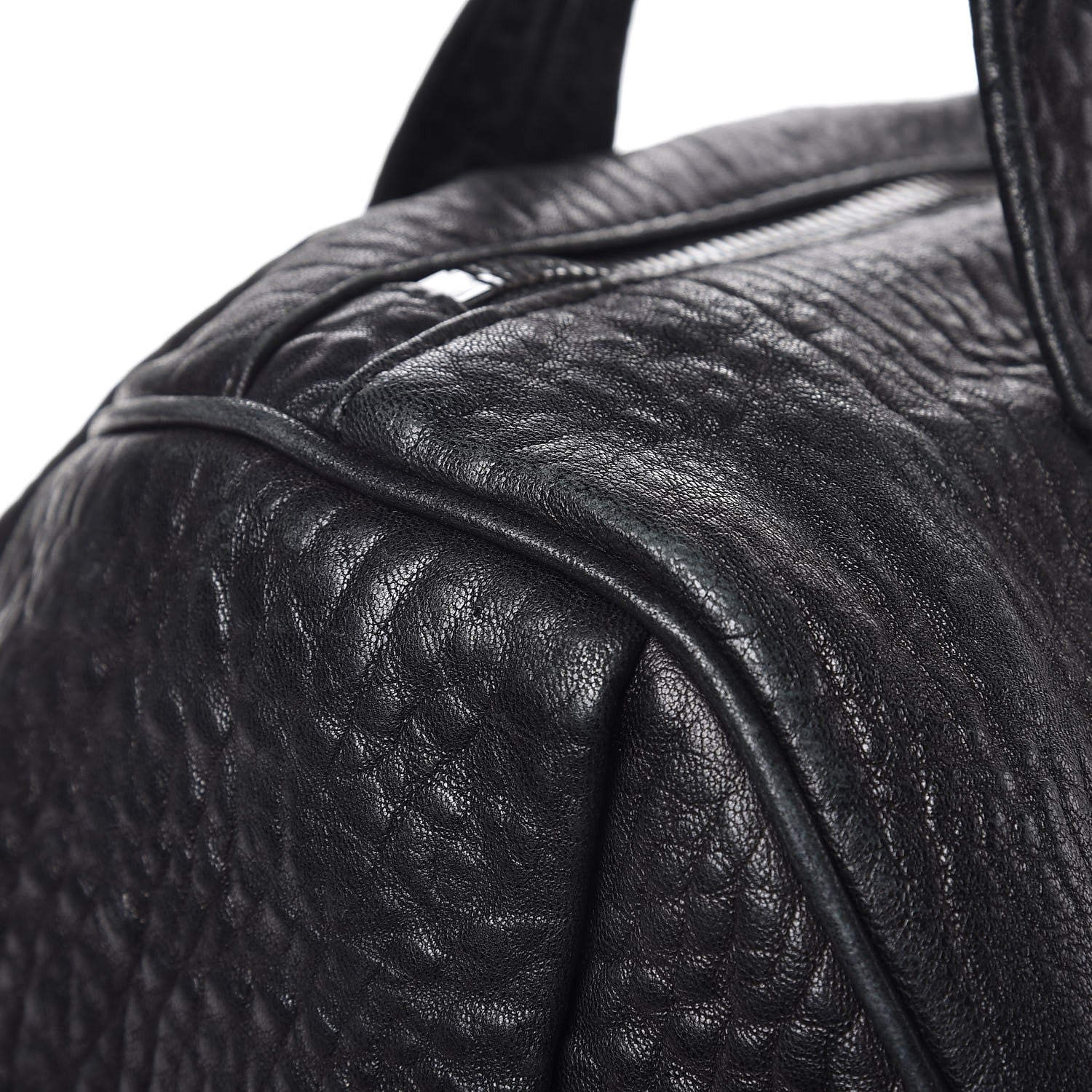 Alexander Wang Pebbled Lambskin Rocco Black Matte Black Hardware 7 of 11