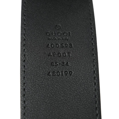 Gucci Calfskin Double G 40mm Belt 85 34 Black 6 of 8