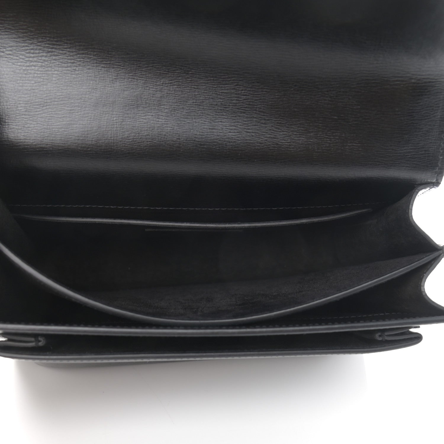 Saint Laurent Calfskin Large Monogram Sunset Black 4 of 13